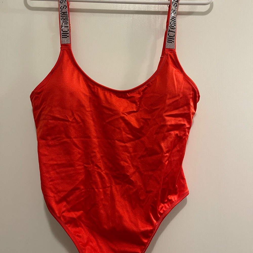 VICTORIA’S SECRET Shine Strap Rhinestone Vardia One-piece Swim Medium